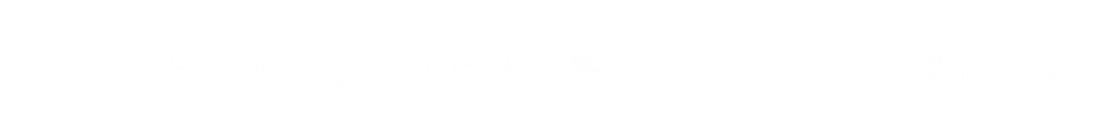 Advocate Health four brand logos