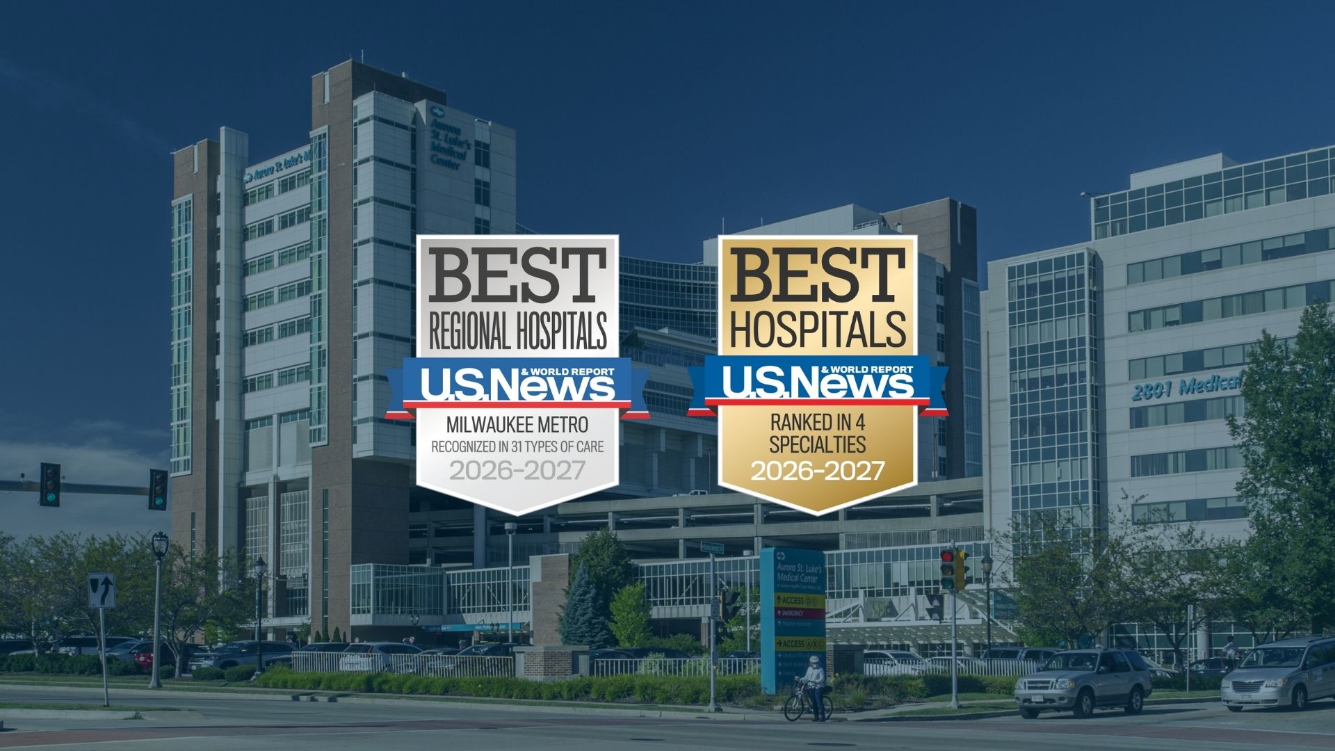 Aurora Health Care St. Lukes Hospital - U.S. News and World Report Best Regional Hospitals 2026-2027